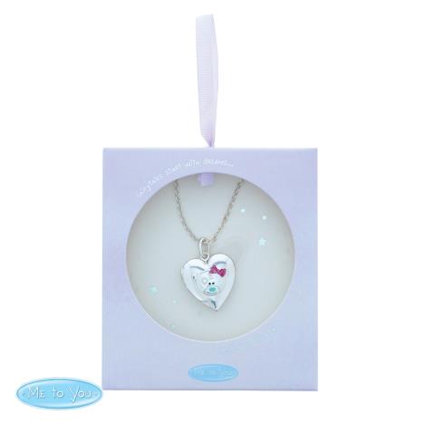 Personalised Message Me to You Silver Tone Heart Locket Extra Image 1